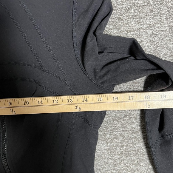 Lululemon Define Jacket Womens 6 Black Full Zip Thumbholes Track Athletic Yoga - Picture 5 of 7